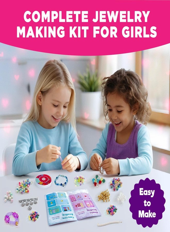 EINSTEIN BOX Jewellery Making Kit | Toys & Games for Girls 7-14 Years with Beads & Charms | DIY Art & Craft & Bracelet Kit | Gift for Girls Age 8-12 | - Image 2